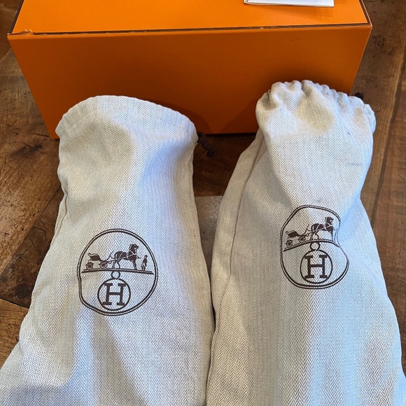 Hermes Men’s Derby Dress Shoes EU 42, Black - Picture 16 of 16